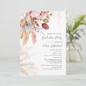 Graduation 2025 Photo Grad Party Invitation (Debout devant)