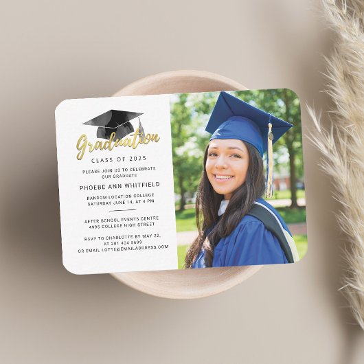 Graduation 2025 Photo Party Invitation