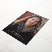 Graduation 2025 Photos Grad Faire-part (Rotation)