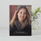 Graduation 2025 Photos Grad Faire-part (Debout devant)