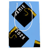 Graduation 2025 sac cadeau moyen (Devant)