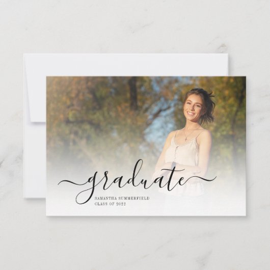 Graduation 2025 Script 2 Photos Faire-part (Devant)