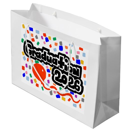 Graduation 2026  groot cadeauzakje (Achterkant Gekanteld)