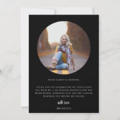 Graduation 2 Carte de remerciements photo (Dos)