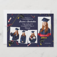 Graduation 4 Invitation photo