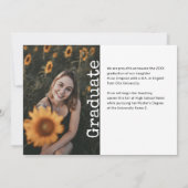 Graduation 6 Photo Vintage Invitation (Dos)