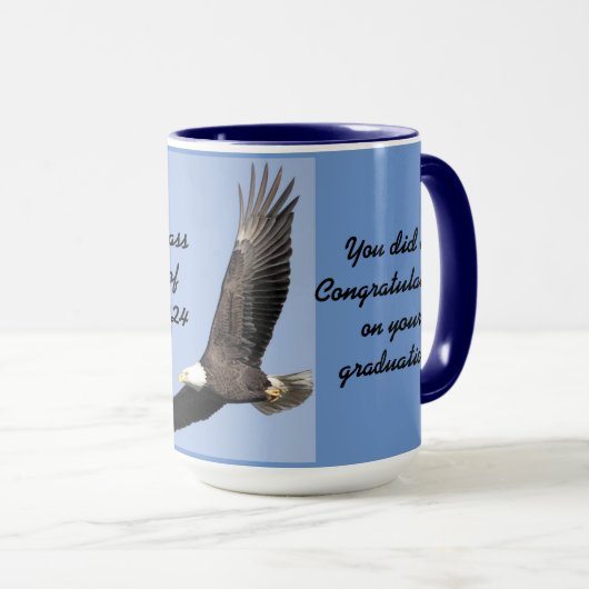 Graduation Aigle Combo Coffee Mug (Devant droit)