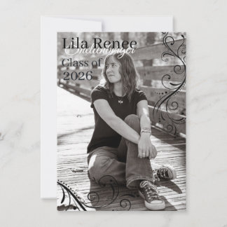 Graduation Announcement Card Aankondiging