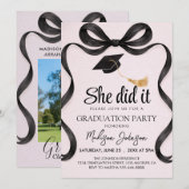 Graduation announcement class of 2026 kaart (Voorkant / Achterkant)