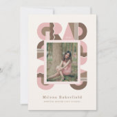 Graduation announcement class of 2026 modern aankondiging (Voorkant)