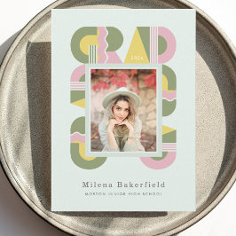 Graduation announcement class of 2026 modern aankondiging