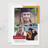 Graduation Announcement Template Aankondiging (Achterkant)