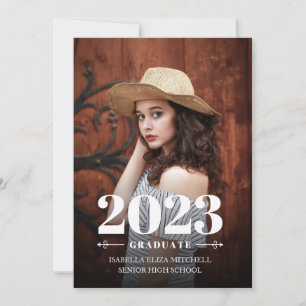 Graduation audacieuse   Faire-part photo