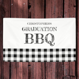 Graduation BBQ Gingham Spandoek