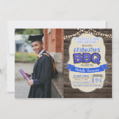 Graduation BBQ Party Invitation - Grill & Chill BP (Devant)
