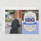 Graduation BBQ Party Invitation - Grill & Chill GP (Devant)