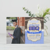 Graduation BBQ Party Invitation - Grill & Chill GP (Debout devant)