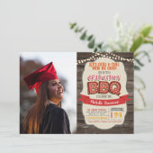Graduation BBQ Party Invitation - Grill & Chill RP (Debout devant)