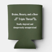 Graduation Beer Cooler - Personalized Photo Gift (Achterkant)