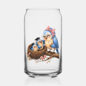 Graduation Bird Drinkware Set Kan Glas (Voorkant)