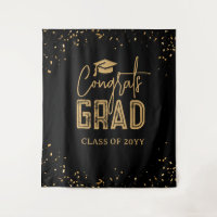 Graduation Black Gold 2025 Tapisserie de la cabine