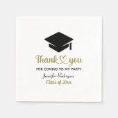 Graduation Cap bedankt dat je naar mijn partij ben Servet (Voorkant)