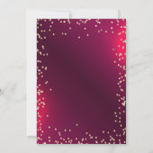 Graduation Cap,Diamonds Frame Red Graduation Kaart (Achterkant)