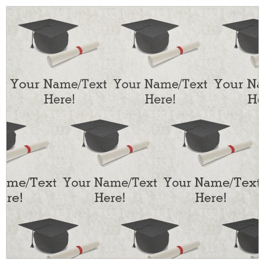 Graduation Cap Diploma  Stof (Swatch)