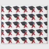 GRADUATION CAP EN DIPLOMA paper Cadeaupapier (Vlak)