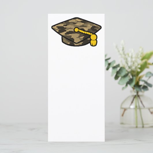 Graduation Cap Khaki Camo (Staand voorkant)