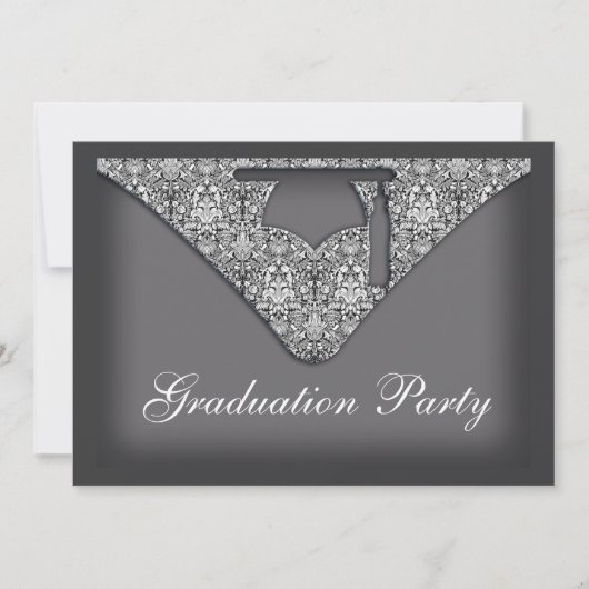 Graduation Cap Party Invitation (Devant)