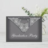 Graduation Cap Party Invitation (Debout devant)