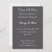 Graduation Cap Party Invitation (Dos)