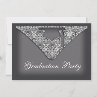Graduation Cap Party Invitation