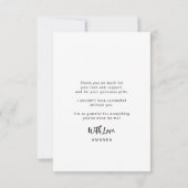 Graduation cap script simple merci (Dos)