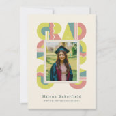 Graduation card class of 2026 celebration invitati kaart (Voorkant)