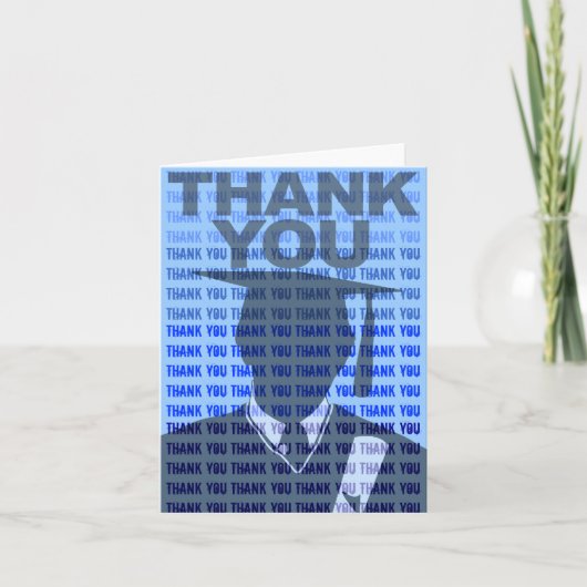 Graduation Carte de remerciements Gown Tile 2 (Devant)