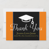 Graduation Casquette blanc Merci Script Maroon (Devant)