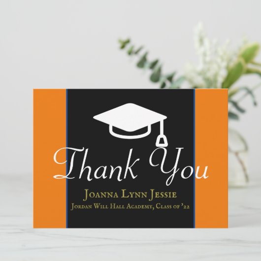 Graduation Casquette blanc Merci Script Maroon (Debout devant)