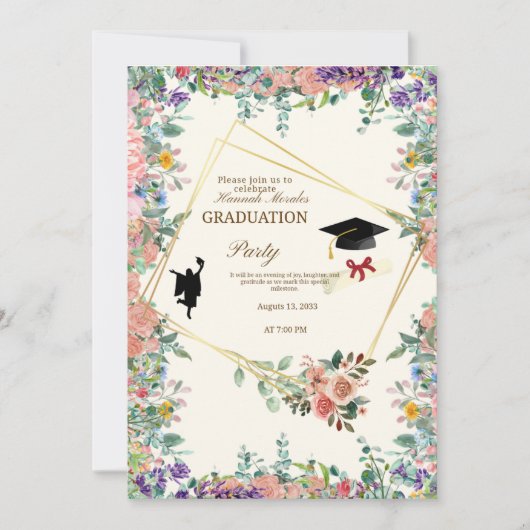 Graduation Celebration Invitation (Devant)