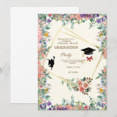 Graduation Celebration Invitation (Devant / Derrière)