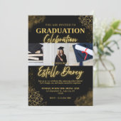 Graduation Celebration Invitation (Debout devant)