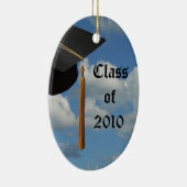 Graduation Ciel personnalisé ornement de Noël (Droite)