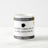 Graduation citation 2 tasse de café (Centre)