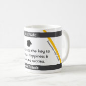 Graduation citation 3 tasse de café (Devant droit)