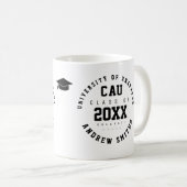 Graduation classe académique année grasse mug blan (Devant droit)