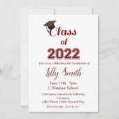 Graduation, Classe de 2022 Invitation (Devant)