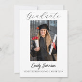 Graduation Congratulations Card - custom Photo Aankondiging (Voorkant)