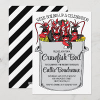 Graduation Crawfish Invitation à ébullition