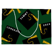 Graduation créative 2025 Grand sac cadeau (Dos)